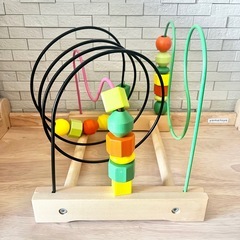 IKEA イケア　ビーズコースター　知育　ムーラ　ルーピング   の画像