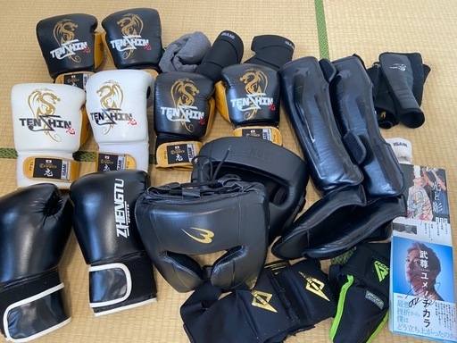 キックボクシング全セット、グローブ等