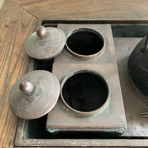 囲炉裏　茶道具　鉄瓶