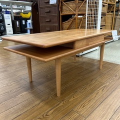 リユースのサカイ東金店 木製 ローテーブル TJ14561の画像