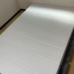 ダブルベット　ローベットフレーム&マットレスの画像