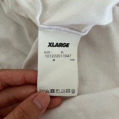 XLARGE tシャツ　メンズ XLサイズ　ホワイトメンズTシャツの画像