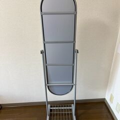 全身鏡(姿見)　キャスター付きの画像