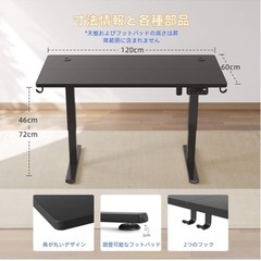 【9/16〜】電動昇降デスク（ロータイプ）の画像