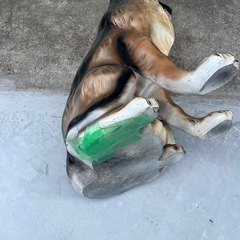 引取り限定　犬の置物　シェパード？　犬　ペット　インテリア　防犯　の画像