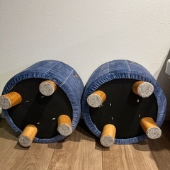 （お譲り先決まりました）イス　スツール2脚の画像