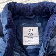 babyGAP 迷彩 ダウンベスト2着　90 105の画像