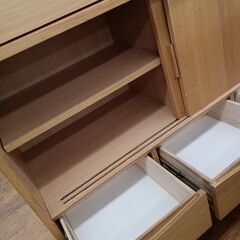 ★リユースのサカイ水戸店★キャビネットブラウンH180×D45×W119クリーニング済みMT5433の画像