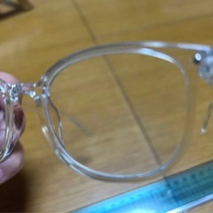 クリアグラス　眼鏡　軽量　oliver goldsmith箱付きの画像
