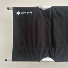 スノーピーク コット ハイテンション ブラックの画像