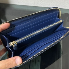 PRADA プラダ1ML506 QWA F0016 SAFFIANO METAL BLUETTE長財布の画像