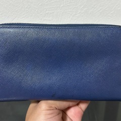 PRADA プラダ1ML506 QWA F0016 SAFFIANO METAL BLUETTE長財布の画像