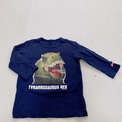【110cm】長ズボン＋七分袖Tシャツの画像