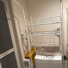 洗濯機ラック　ホワイト　（ニトリ）の画像