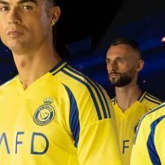 希少　2024/25 シーズンのホーム　CR7 ロナウド選手 サウジ リーグ Mの画像
