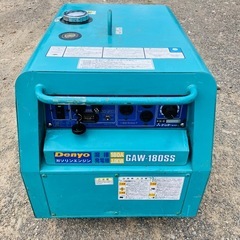デンヨー GAW-180SS 整備・動作確認済み 防音型 ガソリン 発電機 溶接機 エンジン ウェルダー DENYO の画像