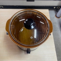 TWINBIRD　ツインバード　電気煮込みなべ　EP-4711　SLOW COOKER　スロークッカー　鍋　健康専科　ブラウン　稼働確認済　中古美品　③の画像