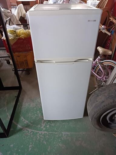 アイリスオｰヤマ　　冷蔵庫　◆　2020年　◆　118ℓ　【保管　倉庫】