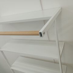 ★リユースのサカイ日立店★HJ7717 山崎実業 ランドリーラック ホワイト H190×D48×W75 クリーニング済み の画像
