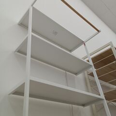 ★リユースのサカイ日立店★HJ7717 山崎実業 ランドリーラック ホワイト H190×D48×W75 クリーニング済み の画像