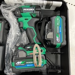 【中古】【店頭引取限定】HiKOKI コードレスインパクトドライバ　WH36DD  グリーンの画像