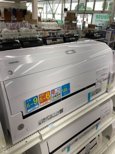 ★リユースのサカイ幸手店★SJ10424★ジモティ割あり★ TOSHIBA エアコン RAS-N221E4DX 2.2kw 2025年製年製 室内機分解洗浄