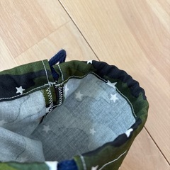 給食袋　コップ袋などに　星迷彩の画像