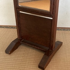 昭和レトロ　アンティーク姿見　の画像