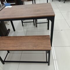 ★リユースのサカイ日立店★HJ7722  ダイニングセット ダークブラウン H70×D70×W105 クリーニング済み の画像