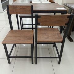 ★リユースのサカイ日立店★HJ7722  ダイニングセット ダークブラウン H70×D70×W105 クリーニング済み の画像