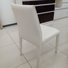★リユースのサカイ日立店★HJ7723  椅子 ホワイト H81×D50×W46 クリーニング済み の画像