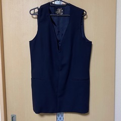伊太利屋 イタリヤ La Moda GOJI ラ・モーダ・ゴジ ジャケット スーツ ブラック 黒 / ベスト ネイビー 紺の画像