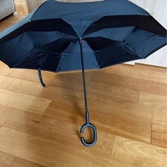 逆さ傘 C型ハンドル とIKEAの傘
の画像