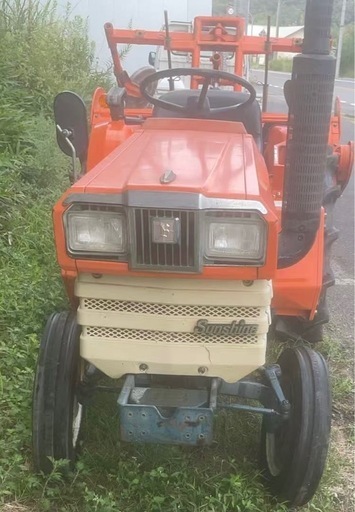 長岡市 クボタ トラクター B1702DT(B1702-M) 鉄車 ロータリーセット