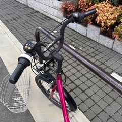 BRIDGESTONE 電動アシスト自転車 小軽自転車 前カゴあり