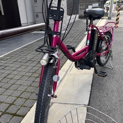 BRIDGESTONE 電動アシスト自転車 小軽自転車 前カゴあり
