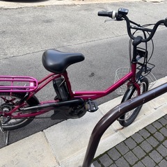 BRIDGESTONE 電動アシスト自転車 小軽自転車 前カゴあり