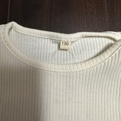 【未使用品】女の子半袖Tシャツ　パフスリーブ　130の画像