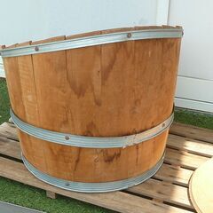 木製 斜め容器の画像