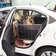 ペット用 ドライブシート 後部座席 可視メッシュ窓 ベルト付き 犬用猫用 全車種 大型 汚れ防止　卸ます　転売OK　倒産品　まとめ売り　ネット商材　アマゾン引き上げ商品　メルカリ　副業の画像
