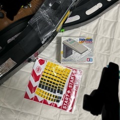 ミニ四駆　オーバル　ホーム　サーキット　コース　レーンチェンジ　おもちゃ　フルセット　すぐに遊べるの画像