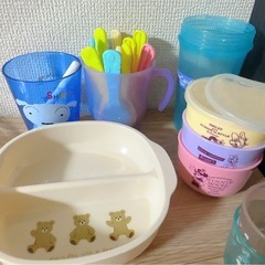 子供用お皿コップスプーンなどの画像