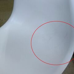 イームズ風 シェルチェア ホワイト 一人掛け ダイニングチェア 椅子 チェア 白 木製脚 家具 札幌市 中央区 南12条の画像