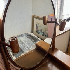【中古】鏡台　ドレッサー　嫁入り道具の画像
