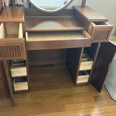 【中古】鏡台　ドレッサー　嫁入り道具の画像