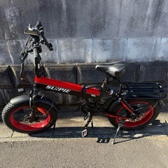 SUNPIE 電動自転車　美品　フルセット　原付登録可能の画像