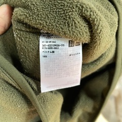 UNIQLO フリースジャケット　ハーフジップ　の画像