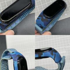 I330　Xiaomi Mi Band 3 スマートウォッチ /シャオミ スマートバンド　スマートウォッチ　腕時計　ブルー青メンズレディース　動作未確認の画像