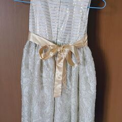 【中古品】発表会用　120cm　女の子ボレロワンピースの画像