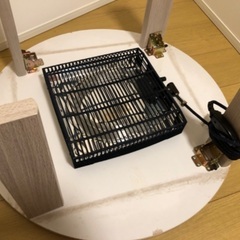 円形こたつ(リバーシブル＆折れ脚タイプ)の画像